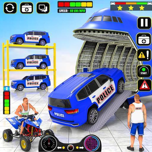 Police Vehicle Transport Games  Screenshot 1