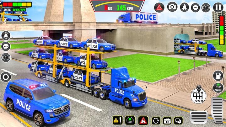 Police Vehicle Transport Games  Screenshot 4