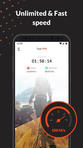 TopiVPN: Fast, Secure, Unlimit  Screenshot 2