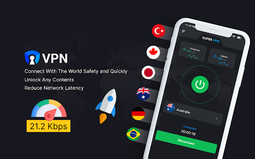 Super Fast VPN: 3X-VPN Proxy  Screenshot 1