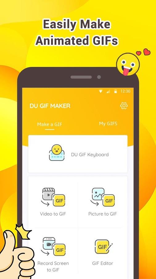 DU GIF Maker: GIF Maker, Video to GIF & GIF Editor  Screenshot 1