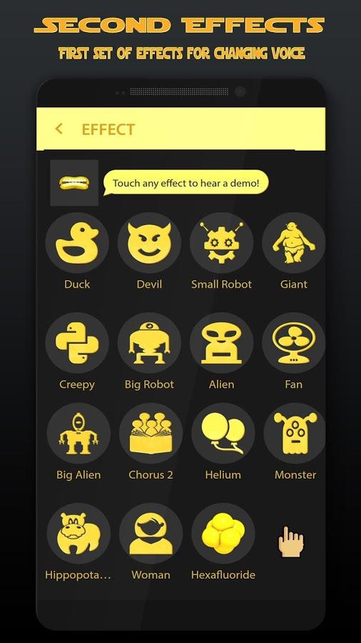 Gold Voice Changer & Voice Recorder  Screenshot 4