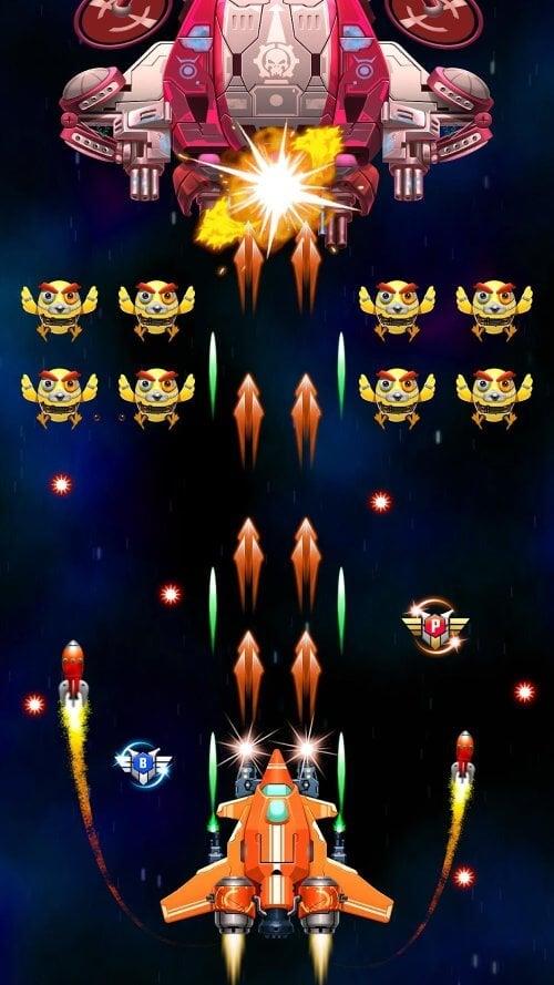 Galaxy Attack: Chicken Shooter  Screenshot 2