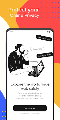 Vanish VPN - Secure VPN Proxy  Screenshot 1
