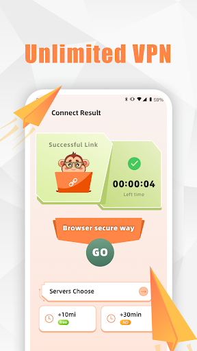 Monkey VPN - Fast Proxy  Screenshot 4