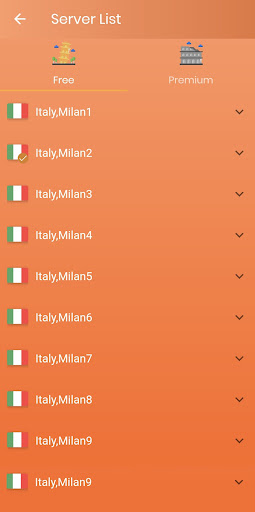 VPN ITALY - Secure VPN Proxy  Screenshot 2