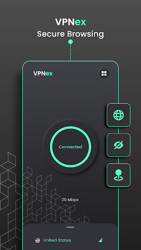 VPNex – Secure Proxy VPN  Screenshot 1