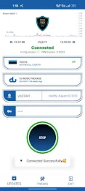 O Plus vip vpn  Screenshot 2