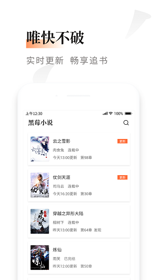 黑莓小说 Screenshot 1