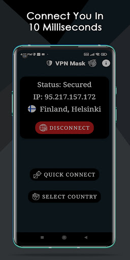 VPN Mask - Secure VPN Tunnels  Screenshot 2