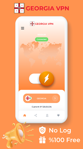 Georgia VPN - Private Proxy  Screenshot 1