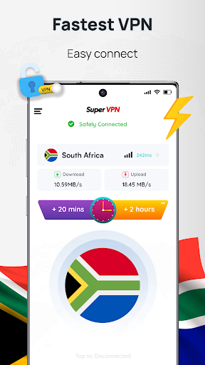 South Africa VPN:Get Africa IP  Screenshot 1