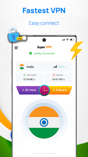 Indian VPN - Get Indian IP  Screenshot 1