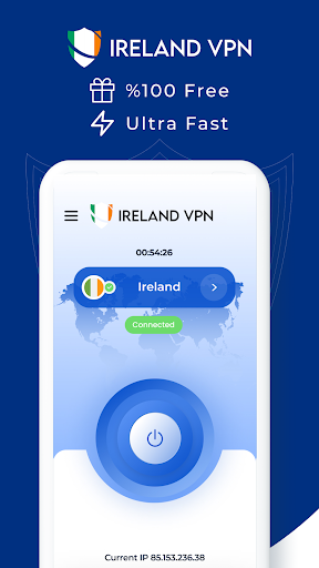 VPN Ireland - Get Ireland IP  Screenshot 1