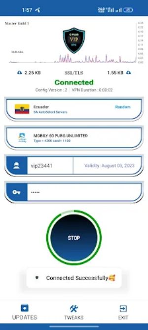 O Plus vip vpn  Screenshot 3