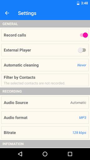 MP3 Call Recorder  Screenshot 1