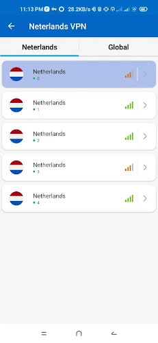 Netherlands VPN - Fast & Safe  Screenshot 1