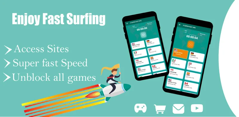 X Super Fast VPN  Screenshot 2