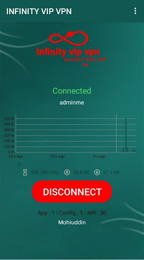 Infinity vip vpn  Screenshot 1