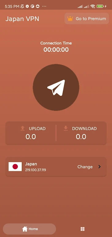 Japan VPN: Unlimited VPN Proxy  Screenshot 1