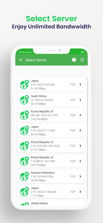 Green VPN Free Safe Proxy VPN  Screenshot 2