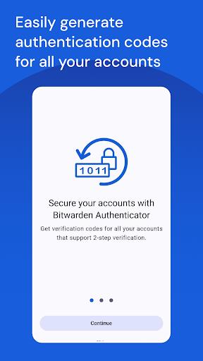 Bitwarden Authenticator  Screenshot 1