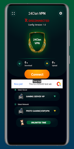 24clan VPN Lite SSH Gaming VPN  Screenshot 1