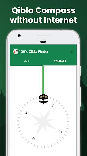 100% Qibla Finder  Screenshot 1