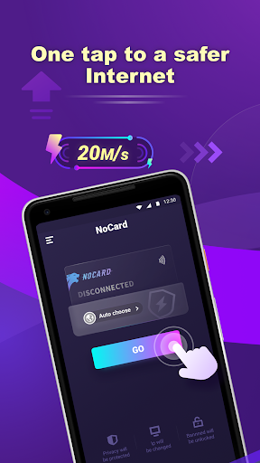 NoCard VPN - No Card Needed  Screenshot 1