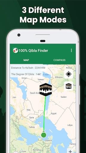 100% Qibla Finder  Screenshot 4