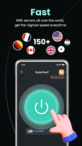 SuperSurf VPN - Fast &Safe VPN  Screenshot 2