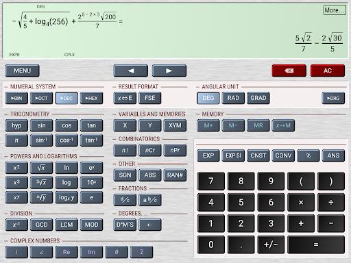 HiPER Scientific Calculator  Screenshot 3