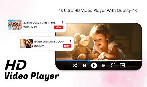 HD Video Player with music  Screenshot 3