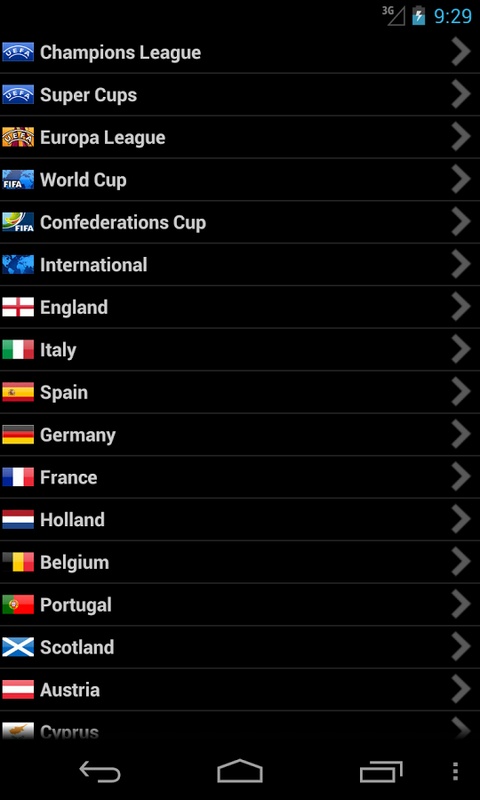 Soccer LiveScores  Screenshot 2