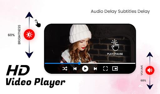 HD Video Player with music  Screenshot 4