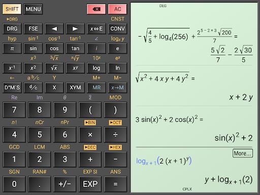 HiPER Scientific Calculator  Screenshot 2