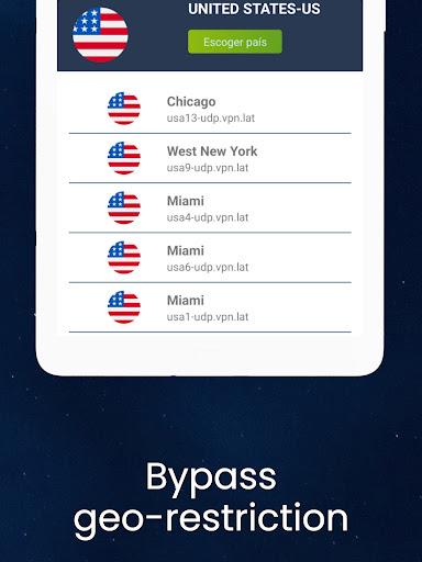 VPN.lat Free Unlimited VPN - USA, Canada, Europe, Latam  Screenshot 4