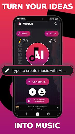 MusicAI - AI Music Generator  Screenshot 1