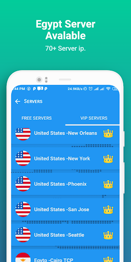 Egypt VPN - Safe Secure Proxy  Screenshot 3