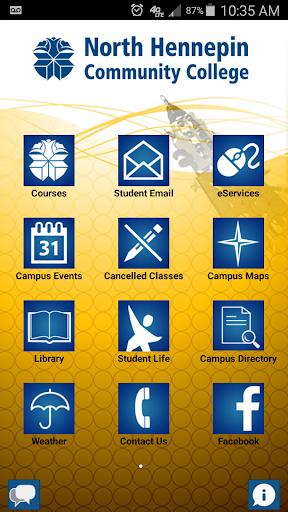 NHCC Student Mobile App  Screenshot 1