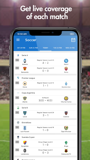 Live score hunter-football live&sports live  Screenshot 3