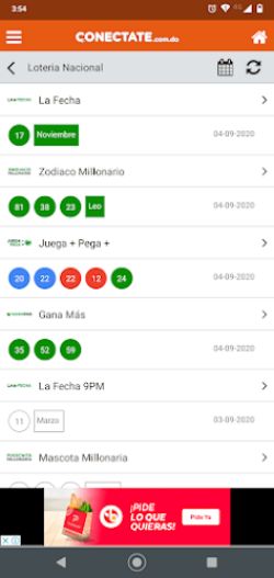 Conectate Loterías  Screenshot 1