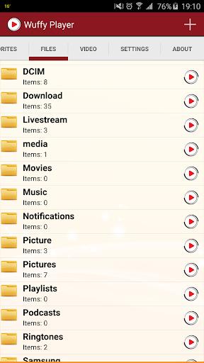 Wuffy Media Player  Screenshot 1