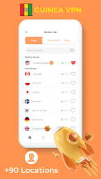 Guinea VPN - Private Proxy  Screenshot 3
