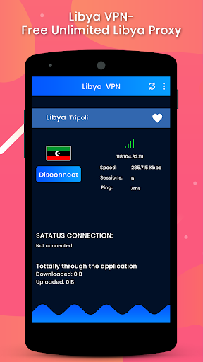 Libya VPN-Free Unlimited Libya Proxy  Screenshot 1