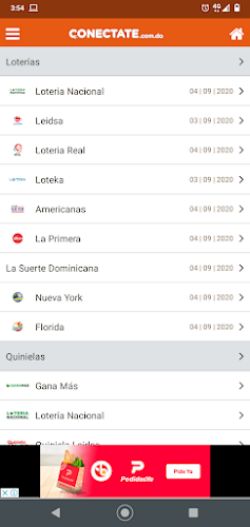 Conectate Loterías  Screenshot 3