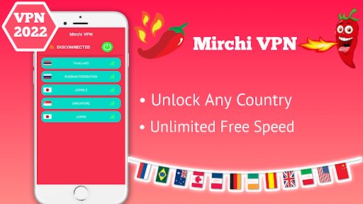 Mirchi VPN - Private & Fast  Screenshot 1