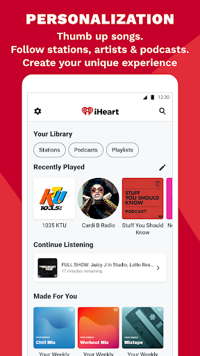 iHeart: Music, Radio, Podcasts  Screenshot 3