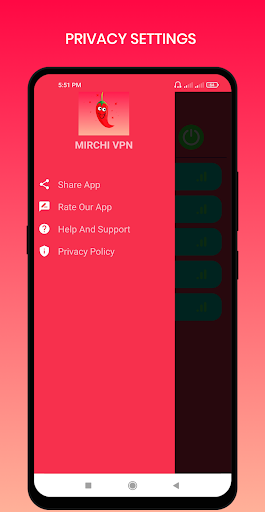 Mirchi VPN - Private & Fast  Screenshot 3