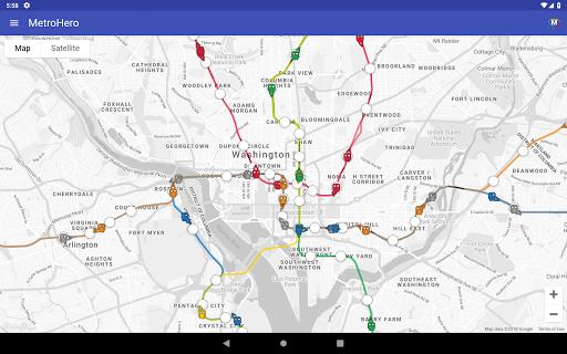 MetroHero: WMATA DC Metrorail  Screenshot 1